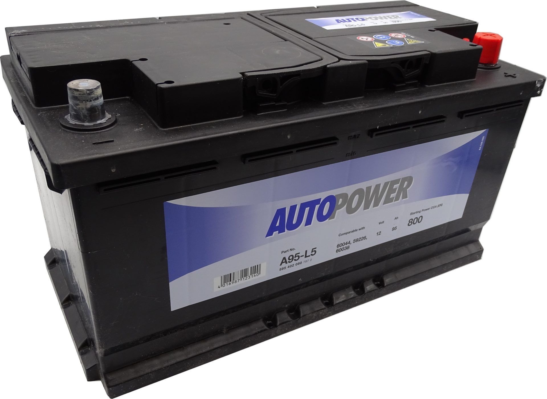Batterie Autopower sans entretien A95-L5 12v 95ah - Battery Center