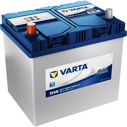 Batterie auto Varta Blue Dynamic D48 12v 60ah 540 A - Battery Center