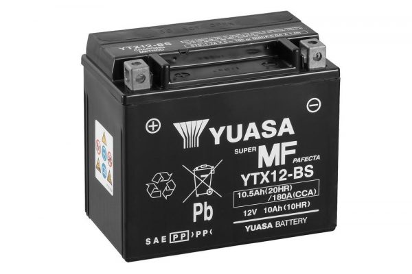 YUASA-Batterie-Moto-Yuasa-AGM-(Cartouche-d'acide-fournie)-12v-10ah-YTX12BS