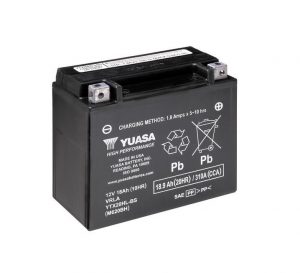 YUASA-Batterie-Moto-Yuasa-AGM-(Cartouche-d'acide-fournie)-12v-18ah-YTX20HL-BS