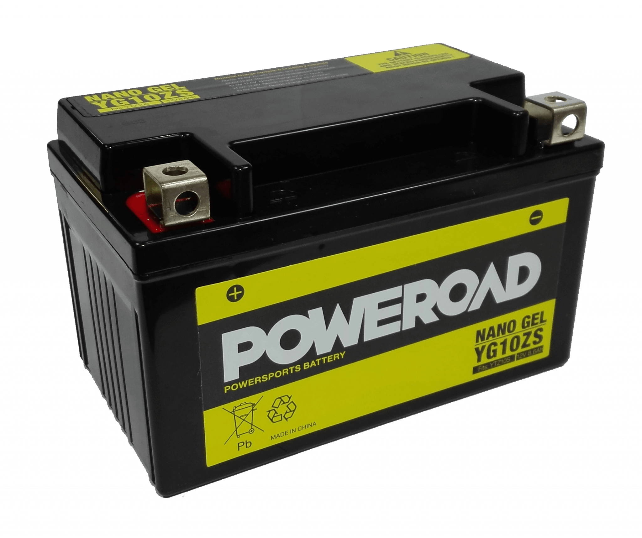 Poweroad Batterie Moto Gel Ytz S V Ah Battery Center