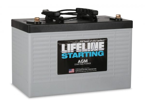 Batterie marine AGM LIFELINE 12V 100 AH 950 CCA