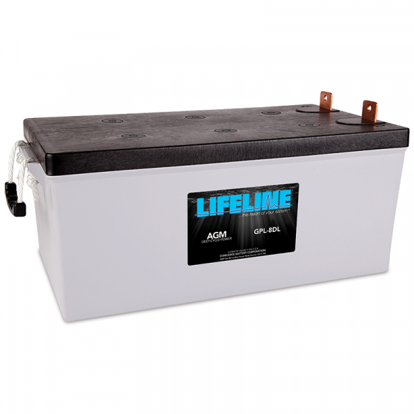 Batterie marine AGM 12V 255 AH LIFELINE USA