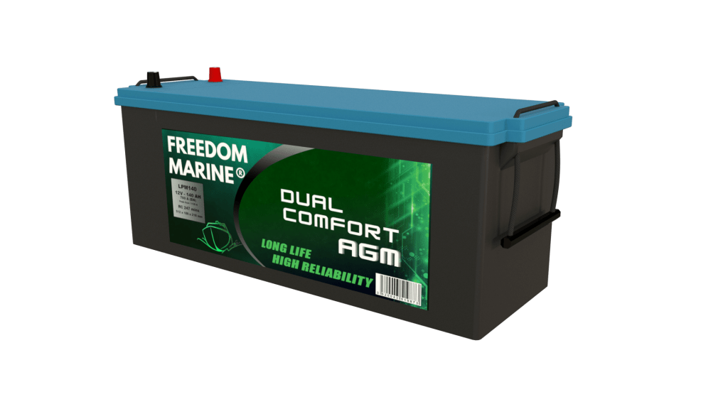 Batterie marine AGM 12 v 140 ah Freedom Marine Battery Center