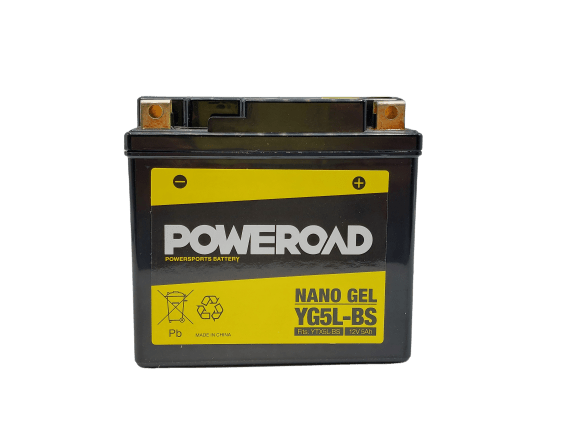 Batterie moto YG5L-BS Gel POWEROAD 12v 5ah